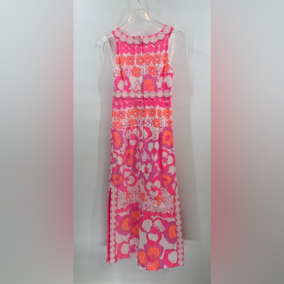 LILLY PULITZER SIZE 0 DIDI MAXI DRESS *PANSY DANCE* - Picture 5 of 8